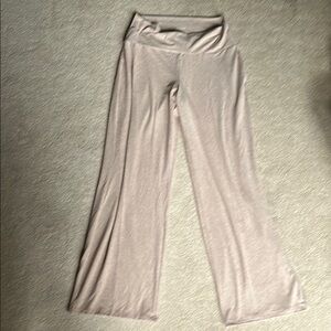 Express Cream Wide Leg Pants